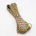Multi-color 7-strand paracord variant for DIY crafting, outdoor survival, camping, and hiking adventures. - Approx. 31m No. 132