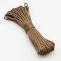 7-core paracord 31m brown survival rope for outdoor camping mountaineering DIY crafting. - Approx. 31m Brown