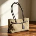 Vintage Wildleder Shopper Grosse Kapazitaet Freizeittasche Schultertasche Damen Handtasche - 34*12*24 / Camel