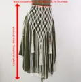 Bohemian woven tassel waist chain belt, adjustable handmade macrame body jewelry. - SP-275W Double Layer Waist Chain (Style) / One Size