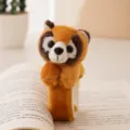 Red panda slap bracelet plush toy animal wristband cute raccoon doll gift for kids study desk decor - Small Slap Ring - Red Panda