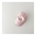 Rosa Kinder Baseballcap in Rosa mit Fransen und cooler Buchstaben Stickerei für den Frühling. - 50-53cm / Rosa