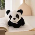 Cute panda plush slap bracelet, soft stuffed animal wrist band toy for kids and festival gifts. - Large Slap Ring - Panda
