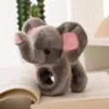 Grey elephant plush slap bracelet cute animal wristband children toy birthday gift style - Large Slap Ring - Elephant