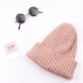 Berretto in maglia rosa per bambini, comodo e caldo cappello invernale autunnale bimbi - Circa 48-53cm / Rosa