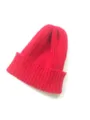 Berretto In Maglia Rossa Per Bambini Caldo Inverno Tinta Unita Per Ragazzi E Ragazze - Circa 48-53cm / Rosso