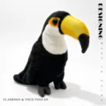 Simulation toucan plush toy μαλακό λούτρινο ζωάκι πουλί κούκλα χαριτωμένο δώρο - Toco Toucan