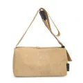 Khaki corduroy shoulder bag, casual crossbody pillow bag for women, large capacity daily use - Khaki