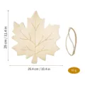 Wooden maple leaf blank wood slice DIY hanging sign for autumn decoration - Maple Leaf Style (Model B) / 1 Piece/Pack
