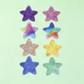 Colorful laser star stickers glitter five pointed star planner decorative adhesive stickers - 250 Pieces/Roll / Holographic Pentagram Style A