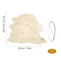 Halloween wooden hanging sign DIY unfinished blank wood slice with castle pumpkin decor - Castle Pumpkin Style (N) / 1 Piece Pack