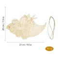 Unfinished wooden cornucopia hanging sign autumn harvest pumpkin sunflower DIY wood slice decor - Cornucopia Style (S) / 1 Piece Pack
