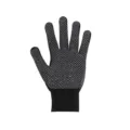Black dotted anti-slip work gloves, 13-gauge thin nylon safety gloves for driving and daily handling. - 13-Gauge Dispensing Style / 6 Pairs/Pack / Black