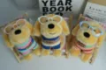 Cute plush dog toy with glasses and striped sweater, soft stuffed puppy doll for gift. - Cute and Adorable
