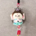 Cute Yungang Grottoes Buddha plush toy pendant, soft plush material, creative Chinese style bag charm. - Cute Companion [Lanyard + Peace and Joy]