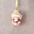 Cute Yungang Grottoes Buddha plush pendant toy, soft stuffed doll keychain accessory gift. - Maillard Little Buddha [Lanyard]