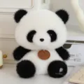 Cute panda plush toy stuffed animal soft doll home desk decor kids gift lovely design fluffy companion. - 17cm / Panda