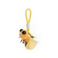 Cute bee plush keychain, soft toy backpack pendant, yellow doll bag charm for gift. - Firefly