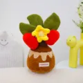 Cute Persimmon Potted Plush Toy Soft Stuffed Plant Doll Creative Home Decor Variant - Apple Tree Potted Plant