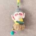 Yungang Grottoes Buddha plush pendant cute cartoon doll bag charm key chain gift accessory - Pumpkin Buddha [Lanyard + Joy]