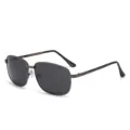 Lunettes de soleil polarisées pour hommes monture métal verres gris pêche et conduite. - Monture Gunmetal Verre Gris