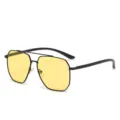 Gafas de Sol Polarizadas Hombre Lentes Amarillas UV Conducción Pesca Cuadradas - Gafas de visión nocturna