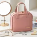 Roze waterdichte cosmetische tas grote capaciteit draagbare make-up organizer reisetui - 21*8*19cm / Roze