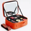 LED Tri-Color Mirror/EVA Frame/Brush Board / Brown (Shoulder/Luggage Sleeve)