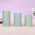 Pequeña botella termo portátil de acero inoxidable de color liso para mujeres viajeras - 200ml / Verde esmeralda