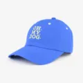 Blaues schnelltrocknendes Baseballcap mit Stickerei, atmungsaktiver Sonnenhut Sommer. - Verstellbar / Blau
