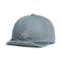 Graue Baseballkappe mit kurzem Schirm, gesticktem Udmy Aufnäher, weiche Baumwollmütze. - Verstellbar / Nebelblau