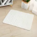 Weiche Flanell Haustier Schlupfmatte in Weiß mit Herzmuster, warm und gemütlich für Hunde Katzen. - 40cm*30cm / Weiß