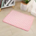 Rosa Flanell Haustier Matte mit Herzdruck, weiches und warmes Hundebett fuer Katzen. - 40cm*30cm / Rosa