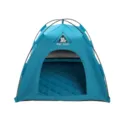 Blaues Outdoor Haustier Zelt halboffenes Katzenhaus Hundebett waschbar atmungsaktiv - S:40x40x35cm / Blau