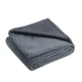 Graue flauschige Fleece Haustier Decke Warme Hunde Katzen Schlafmatte Weiche Bettauflage - S (50x35cm) / Blaugrau