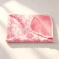 Weiche rosa Flanell Haustierdecke mit Pfotenabdruck,gemütliche warme Hunde und Katzen Decke. - XS: 60x40cm / Rosa