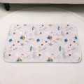 Tapis pipi pour chien lavable réutilisable motif espace mignon tapis d'entraînement pour animal - Imprimé Planète Lune