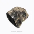 Distressed Slouch Beanie Mütze im Wasteland-Stil, amerikanischer Retro Streetwear Style. - Verstellbar / Schwarzkaffee