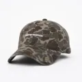 Camouflage Baseballcap mit gestickten Buchstaben, stylischer Streetwear Mützenhut Unisex. - Verstellbar / Tarnung Armeegrün
