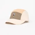 Sommer Vintage bestickte Wanderer 5-Panel Kappe, farbblockierte Outdoor Schnelltrocknend - Verstellbar / Beige