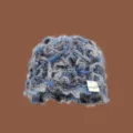 Handgemachte gehäkelte hohle Mütze für Damen, atmungsaktive Strickmütze für Herbst und Reisen. - Einheitsgröße (55-60cm) / Verlauf Blau