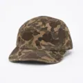Vintage Camo 5-Panel kurze Krempe Baseballkappe, Streetwear Outdoor taktischer Hut Damen. - Verstellbar / Camouflage Kaffee