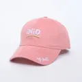 Rosa Baseballkappe für Damen und Herren, breite Krempe, Sonnenschutz für Frühling und Sommer. - Großer Kopfumfang (60-65cm) Verstellbar / Rosa