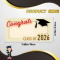 Portafogli in legno per soldi di laurea busta regalo per la festa di laurea classe 2026 - Stile Laurea 2026