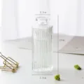 Vaso in vetro trasparente a bocca piccola europea contenitore per piante idroponiche - Righe Verticali Sottili
