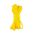 Corde de survie jaune 4mm pour bracelets d'extérieur, cordon tissé résistant, 3m - Jaune