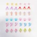 Resin marine animal charms for nail art and phone case DIY craft decoration supplies. - Mixed