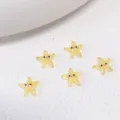 Cute resin yellow star charms for nail art decoration and DIY phone case accessories - Starfish Yellow