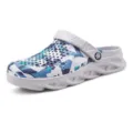Scarpe da mare camouflage traspiranti leggere uomo sabot estive outdoor moda nuova - 38 / Blu grigiastro