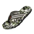 Herren Camouflage Zehentrenner Sommer Badeschuhe Freizeit Outdoor weiche Sohle Sandalen - 1665 green / 37
